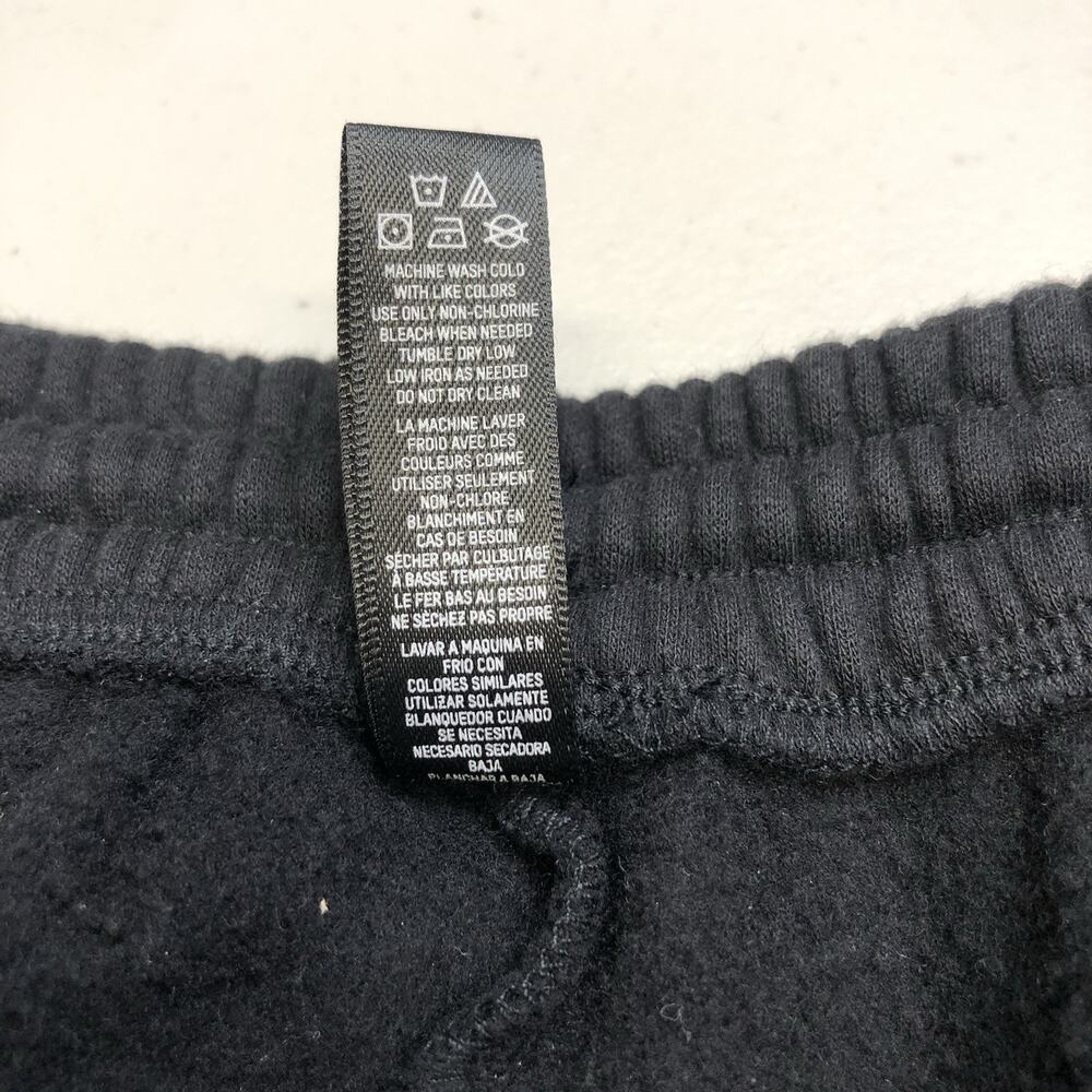 Skims Raw Edge Women’s Cotton Fleece Classic Shorts XL Black “Measurements” - Picture 4 of 7